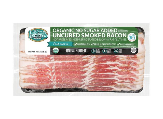 package of Pederson's Uncured Smoked Bacon