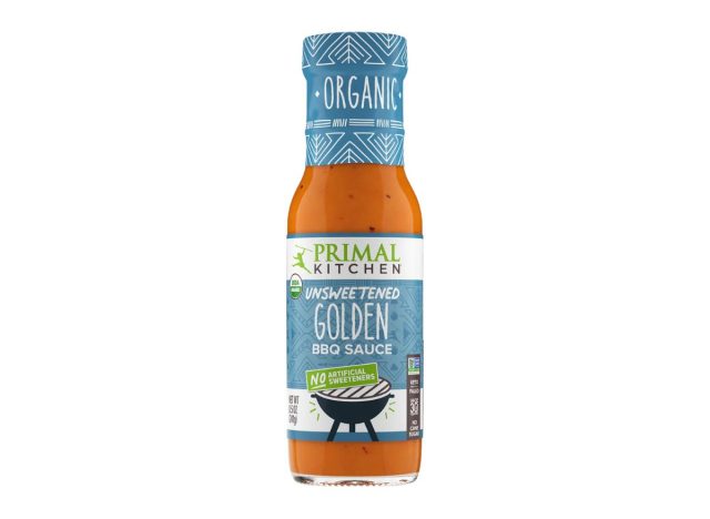 bottle of Primal Kitchen Golden BBQ sauce