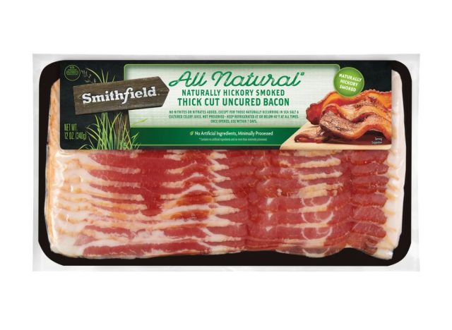 packaged of Smithfield Bacon