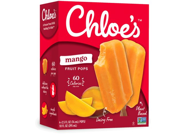 Chloe's Mango Fruit Pops