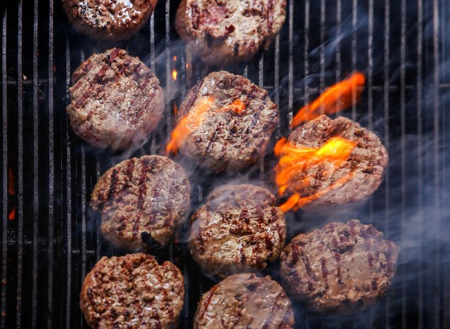 flame grilled burgers