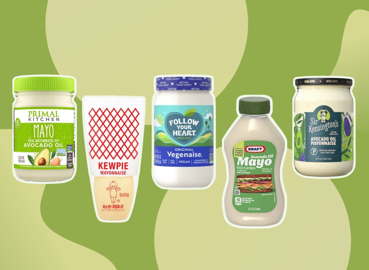 a collage of the healthiest mayonnaise brands