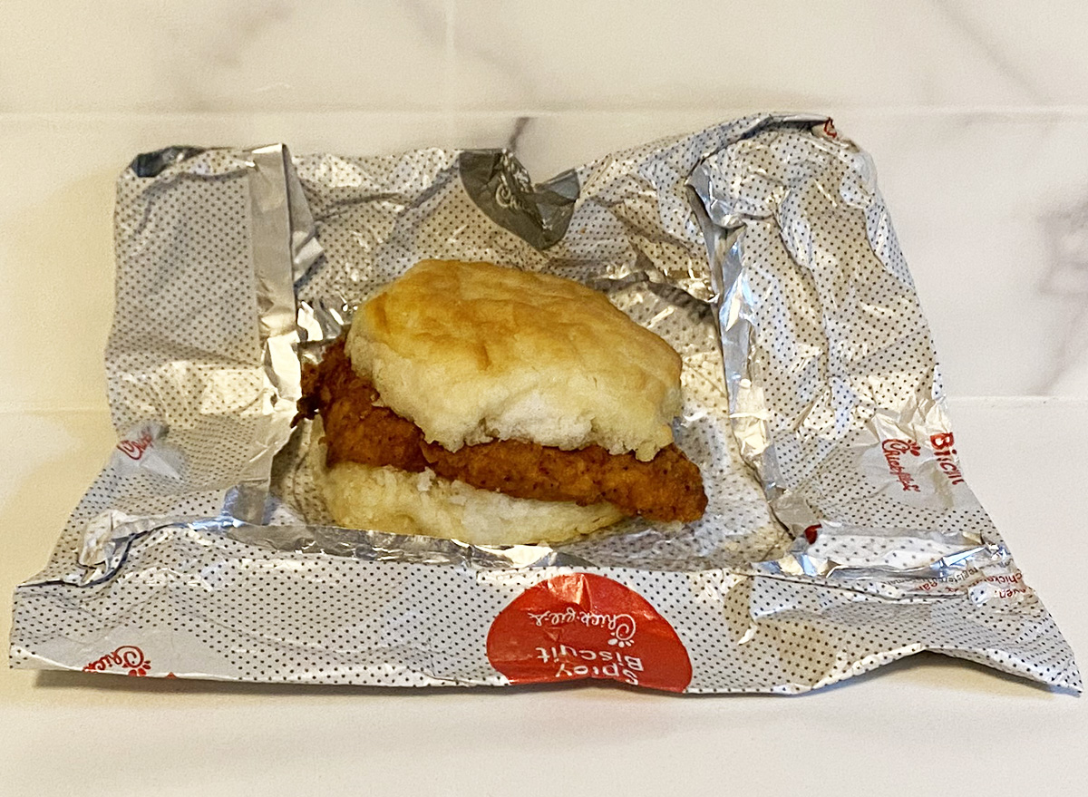 I Tried the Chicken Breakfast Biscuits at McDonald's, Chick-fil-A ...