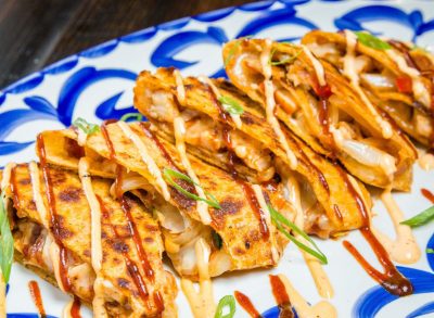 chevy's fresh mex spicy bbq chicken quesadadilla