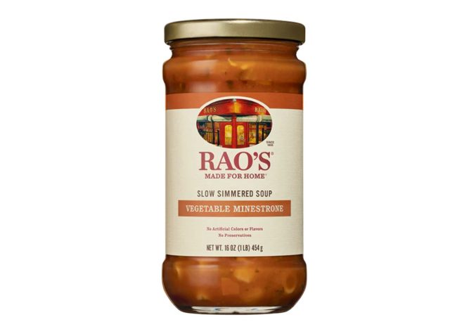 jar of Rao's Vegetable Minestrone Soup