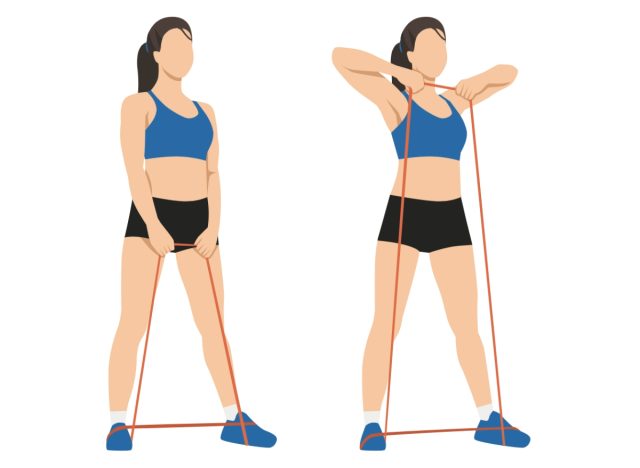 9 Easy Resistance Band Exercises To Melt Armpit Pooch Fat