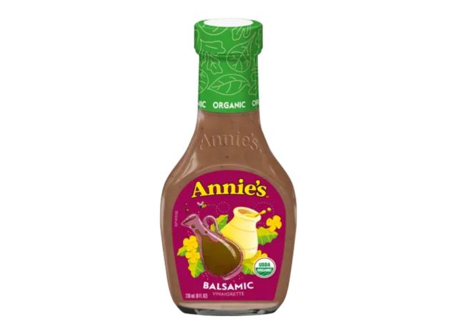 bottle of Annie's balsamic vinaigrette 