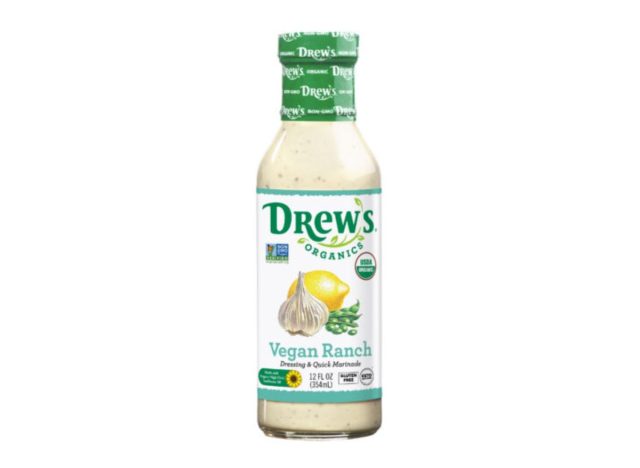 bottle of Drew's Vegan Ranch salad dressing 