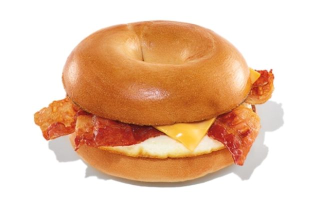 Dunkin' breakfast sandwich