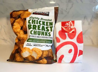 Kirkland Chick-fil-A nuggets bags