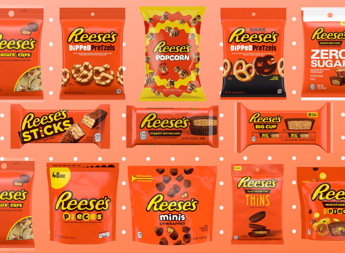REESES BIG CUP Milk Chocolate Peanut Butter Cups with Potato Chips King  Size Candy Bar 2.6oz Candy Bar