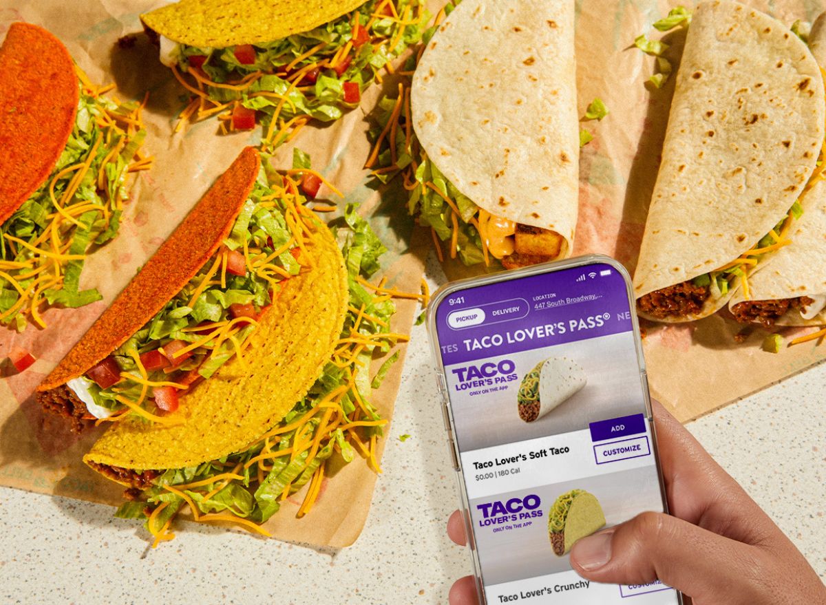Taco Bell's Hugely Popular 'Taco Lovers Pass' Is Back—But Hurry!