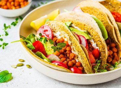 chickpea tacos, concept of air fryer weight loss recipes