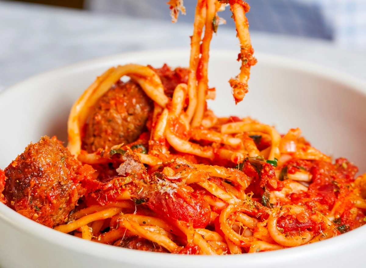 10 Restaurant Chains That Serve The Best Spaghetti Meatballs   North Italia Spaghetti Meatballs 