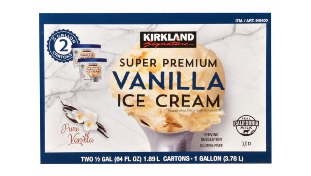 Kirkland Signature Super Premium Vanilla Ice Cream