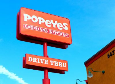 Popeyes sign