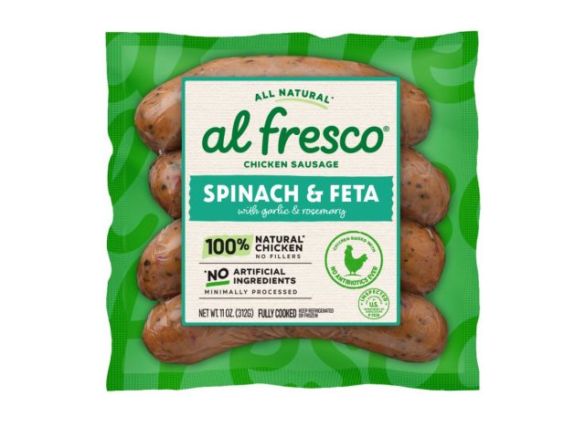 package of al fresco chicken sausage