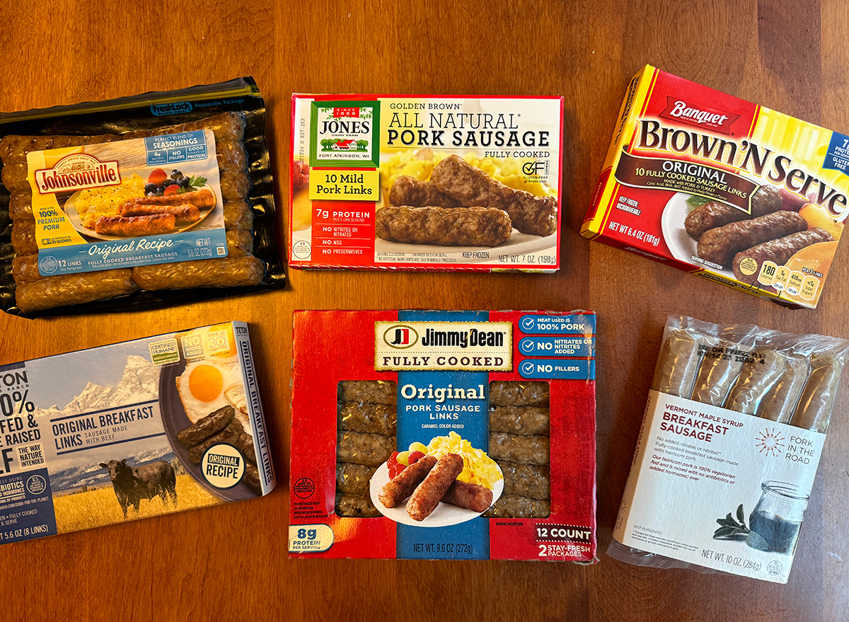 I Tried 6 Frozen Breakfast Sausages And The Winner Was Juicy And Beefy