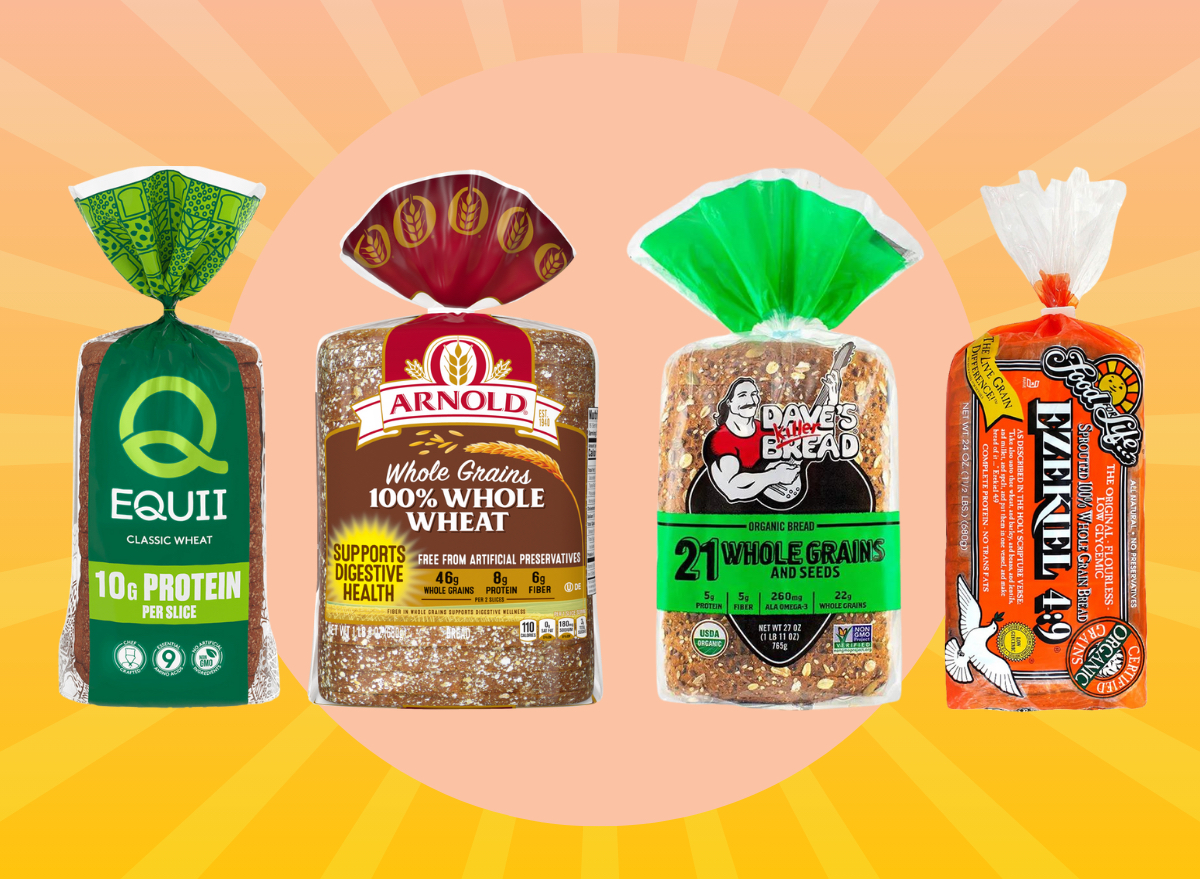 10 Healthiest Breads At The Grocery Store, According To Dietitians