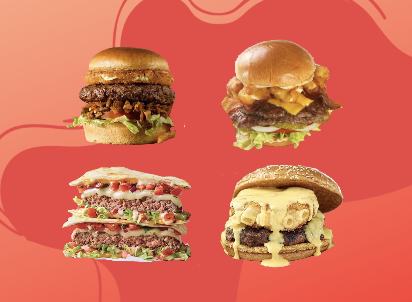 11 Restaurant Chains With the Most Over-the-Top Burgers