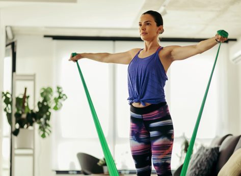 10 Resistance Band Exercises To Tone ‘Turkey Wings’