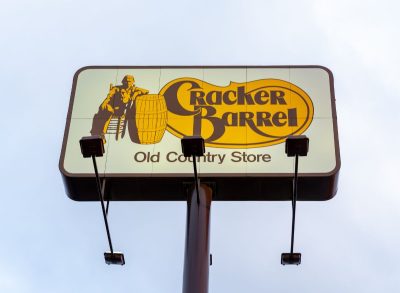 Cracker Barrel sign