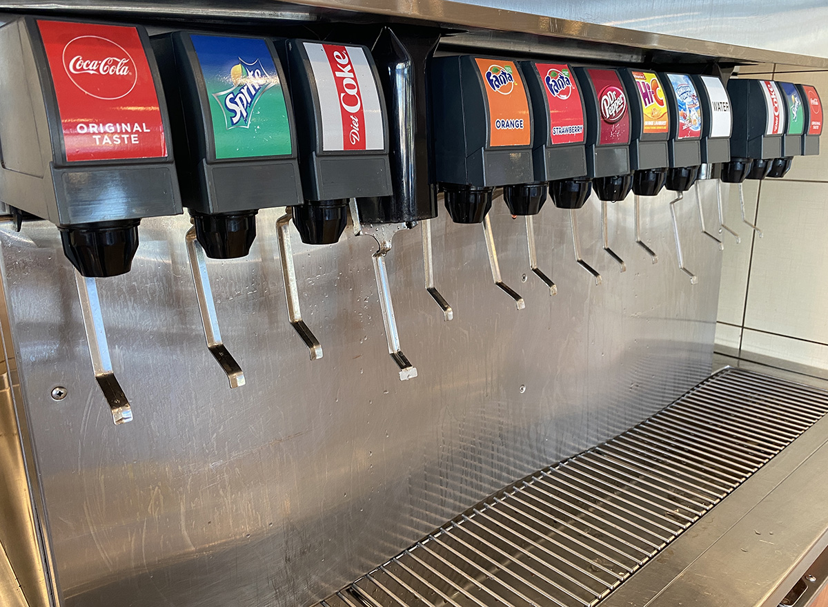 McDonalds,Self,Serve,Soda, drink station