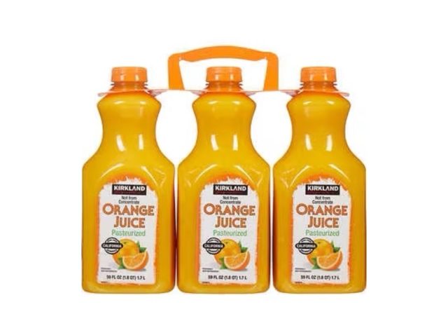 kirkland orange juice costco