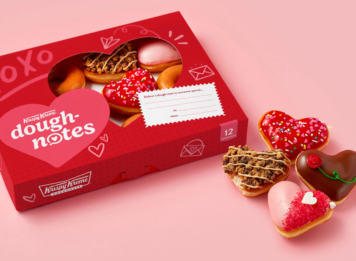 Krispy Kreme Just Released 4 Valentine's Day Doughnuts