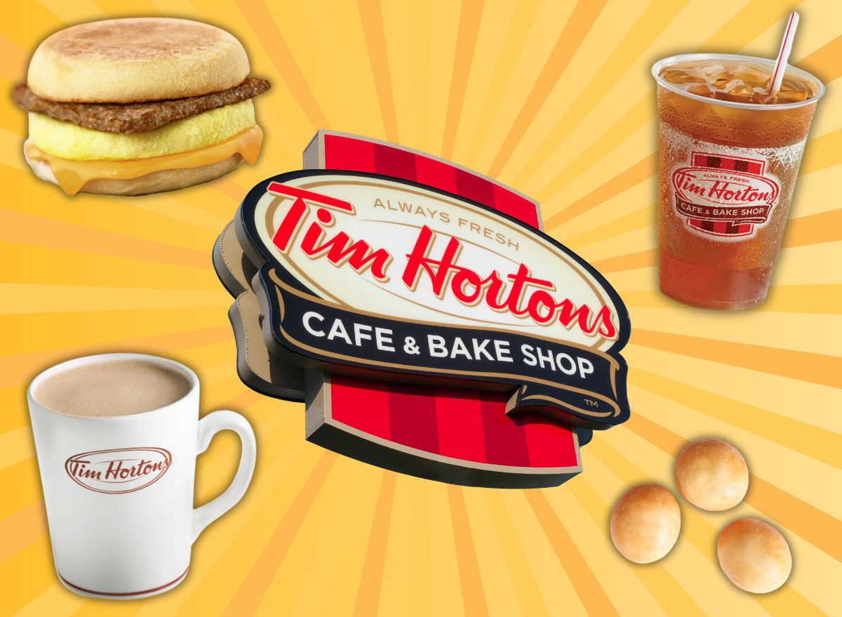 Tim deals hortons menu