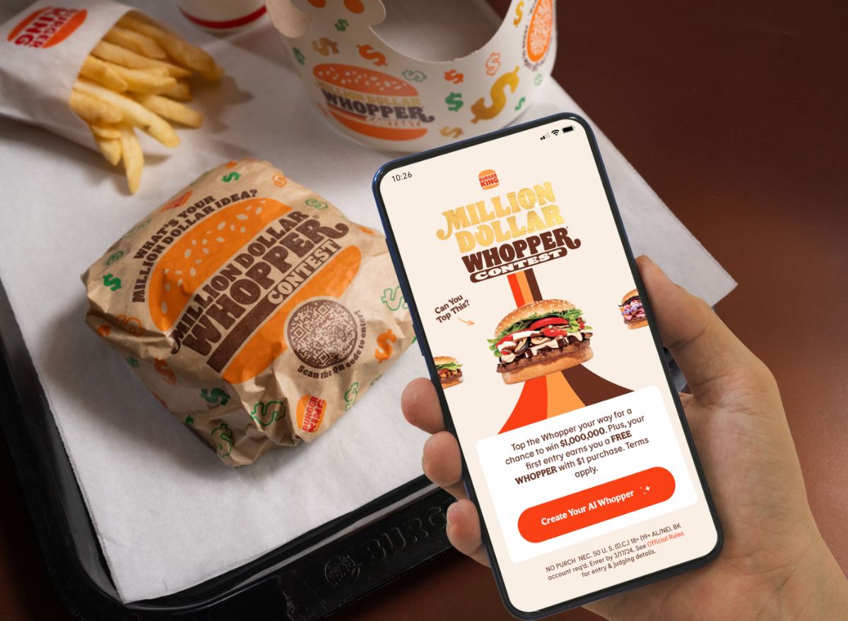 Burger King Will Pay a Fan 1 Million to Design Its Next Whopper