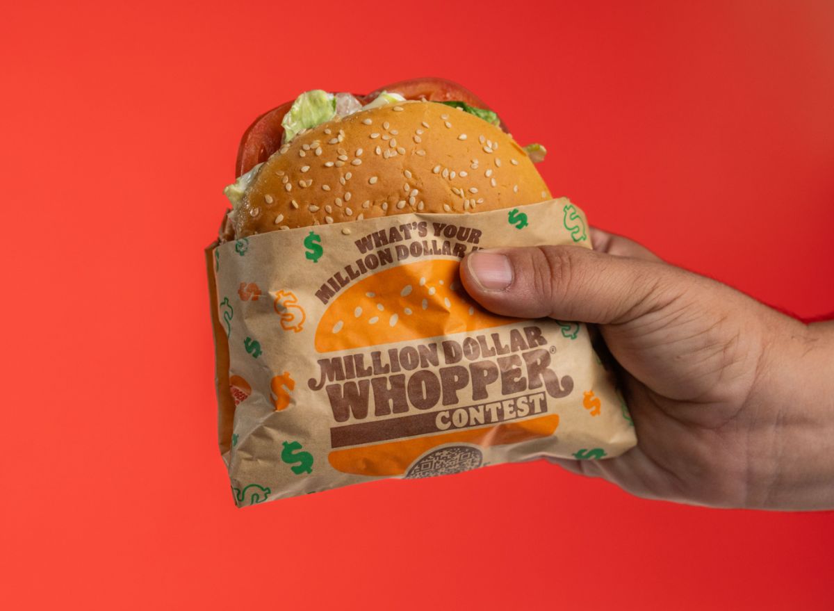 Perigon Burger King Announces Million Dollar Whopper Contest