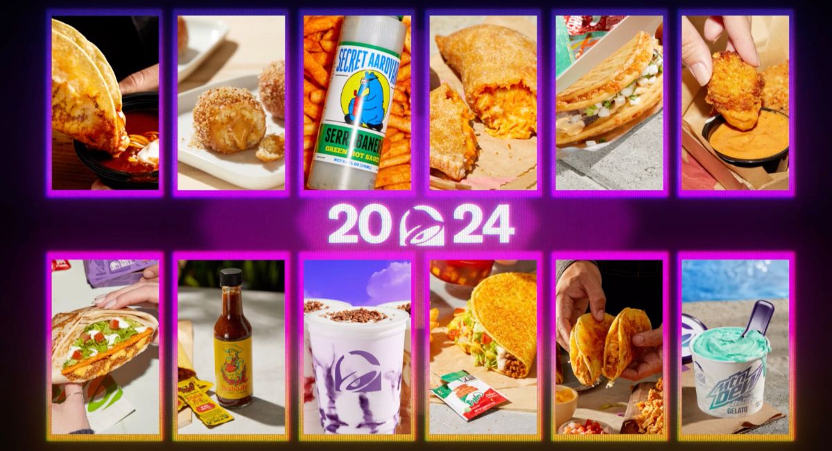 Taco Bell Just Announced Over A Dozen New Menu Items   Taco Bell 2024 New Menu Items 1 