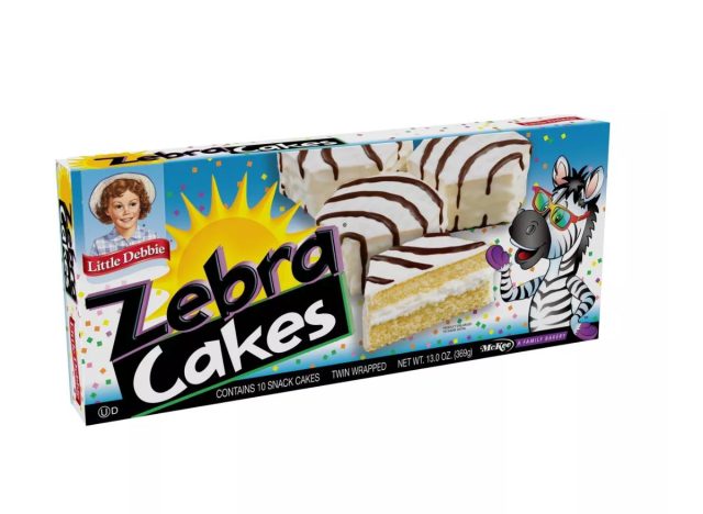 box of Little Debbie Zebra Cakes