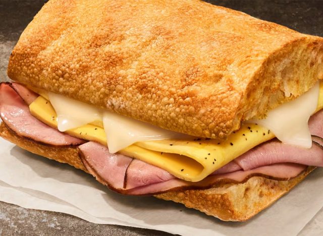 Panera Ciabatta Ham, Egg & Cheese Sandwich 
