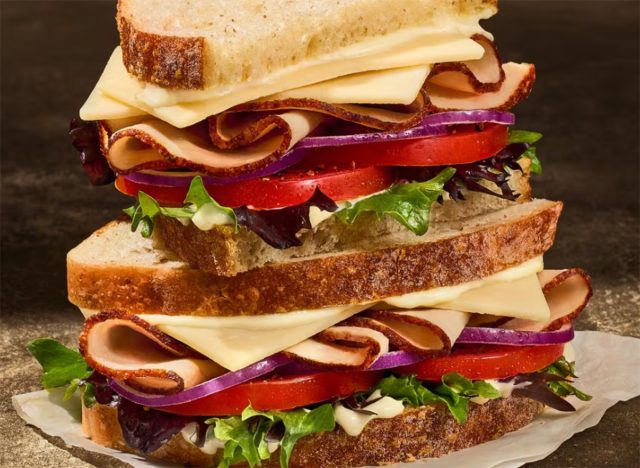 Panera Turkey & Cheddar Sandwich 