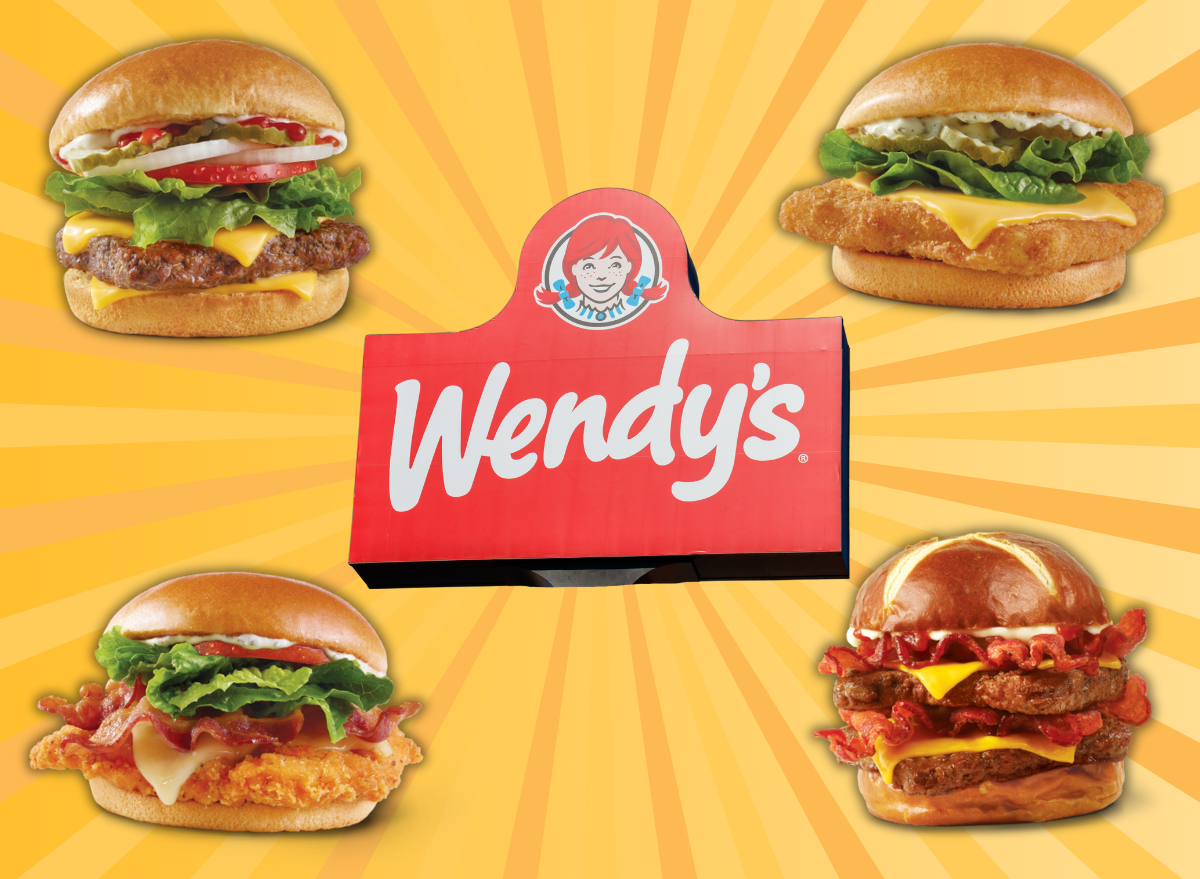 Burgers at deals wendy's