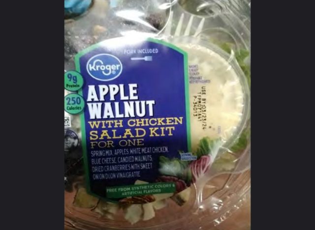 Kroger Apple Walnut with Chicken Salad For One