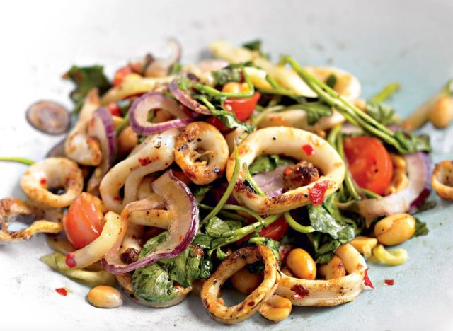 grilled calamari salad