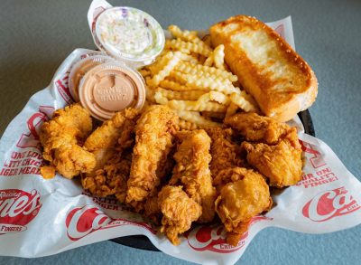 Raising Cane's chicken tender meal