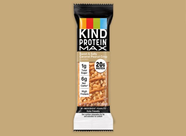 KIND Protein MAX - Sweet & Salty Caramel Peanut Crisp 