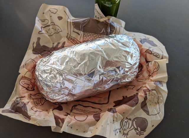 Chipotle burrito