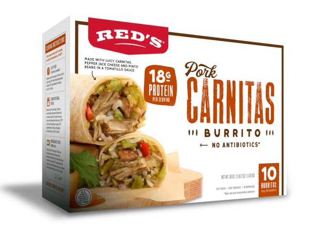 Red's pork carnitas burrito 10-pack at Costco