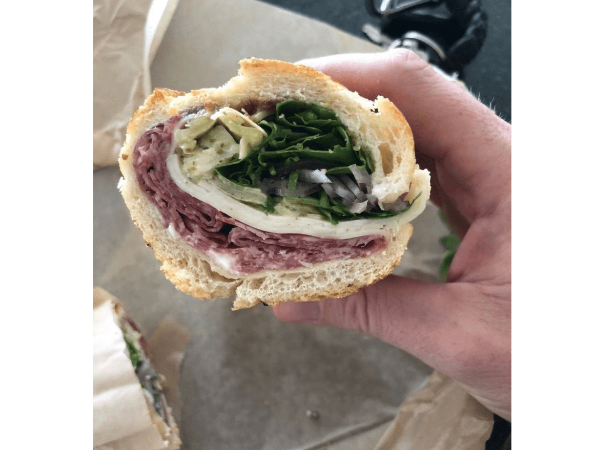 Bodega park sopressata sandwich