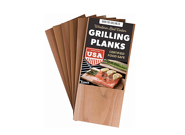 a set of cedar planks
