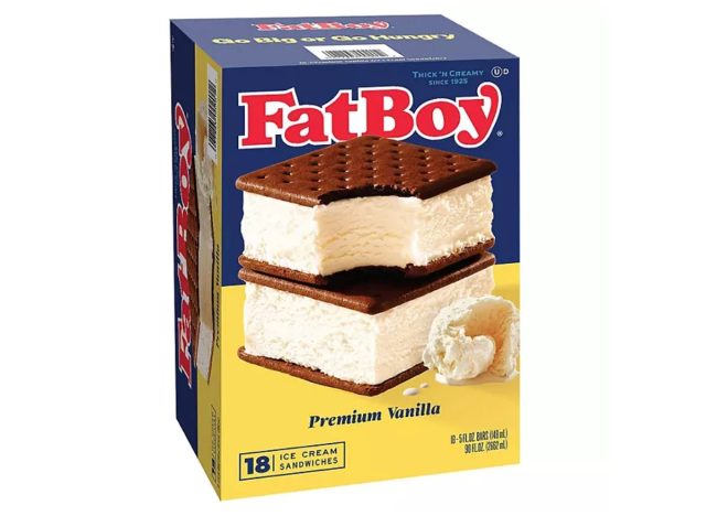 fatboy premium vanilla ice cream sandwiches