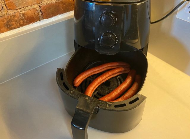 hot dogs in an air fryer 