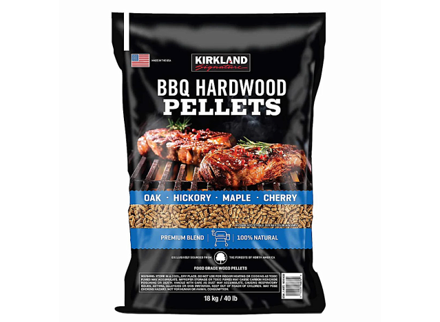 a bag of grill pellets from costco