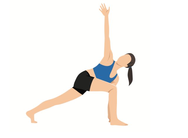 yoga lunge twist