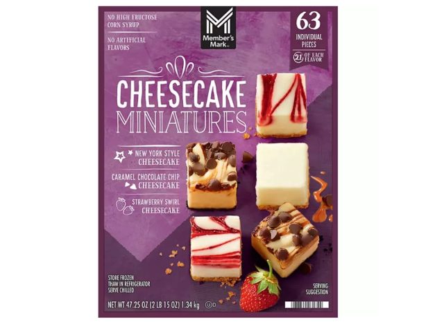 member's mark cheesecake miniatures